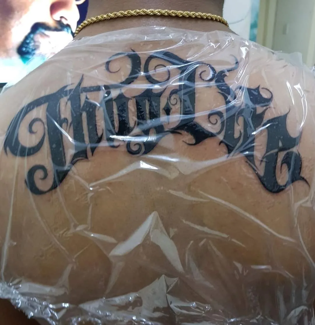 Tattoo by Dubai traditional tattoo at Dubai traditional tattoo