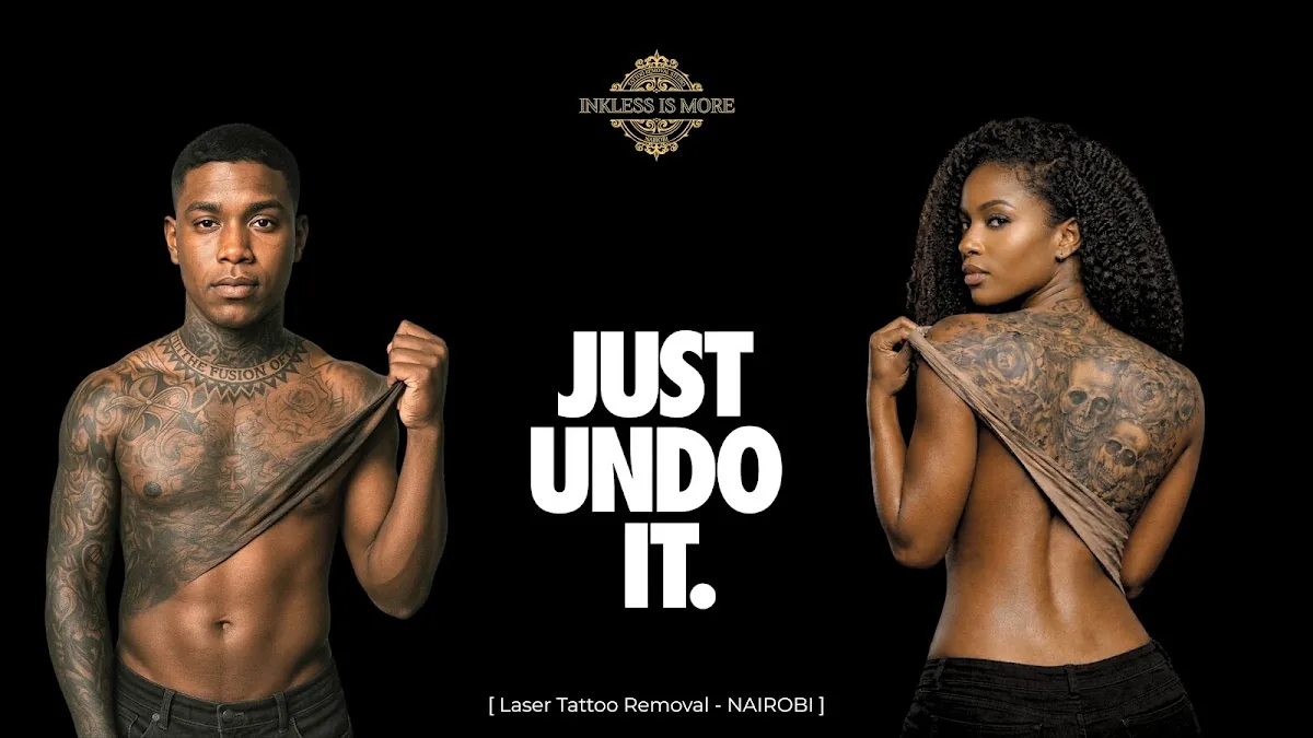 Tattoo by Inkless is More, Nairobi Laser Tattoo Removal Studio at Inkless is More, Nairobi Laser Tattoo Removal Studio