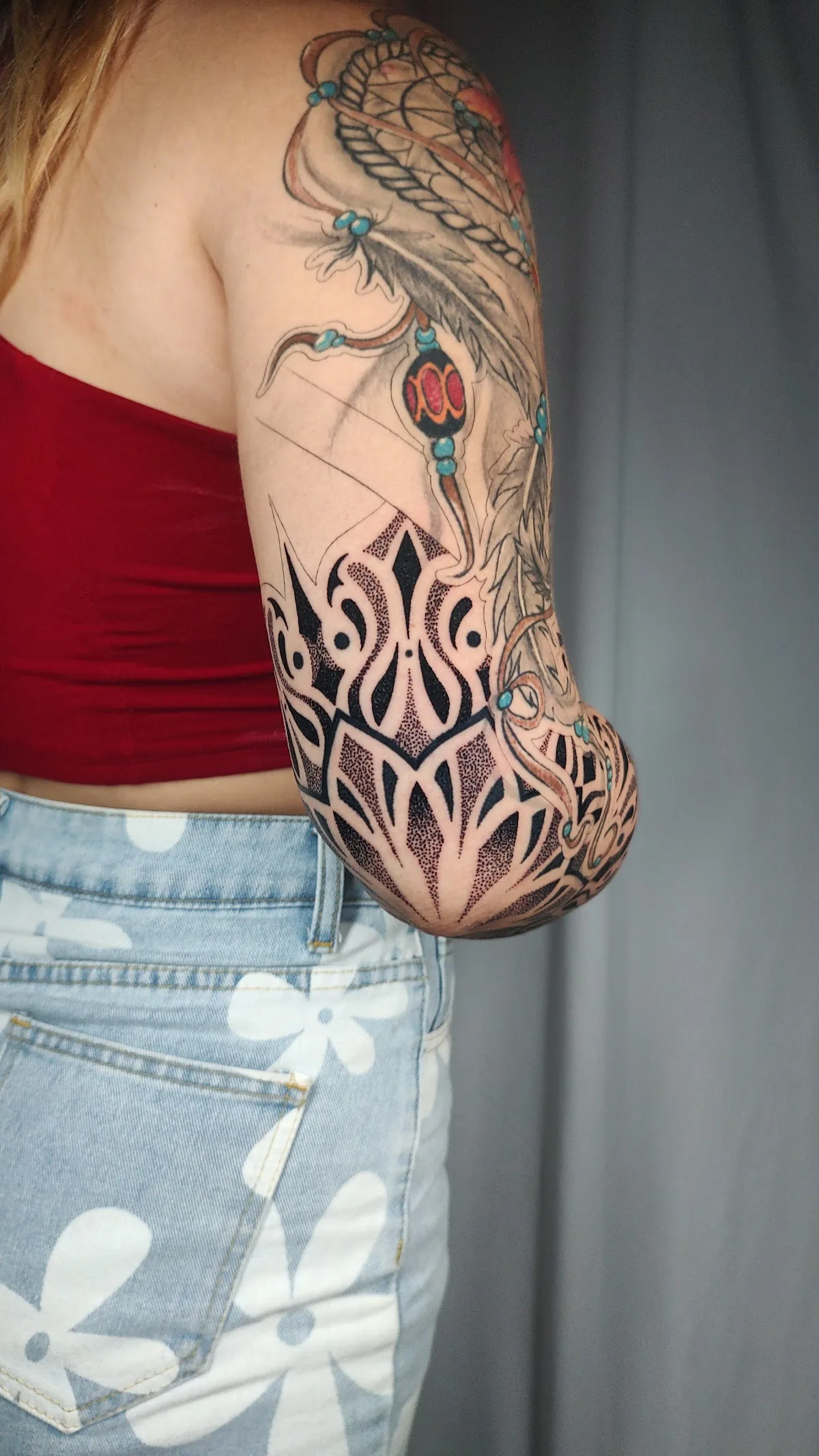 Tattoo by Insanna Tattoo | Tatuagem em pontilhismo geométrico, fineline e ornamental at Insanna Tattoo | Tatuagem em pontilhismo geométrico, fineline e ornamental