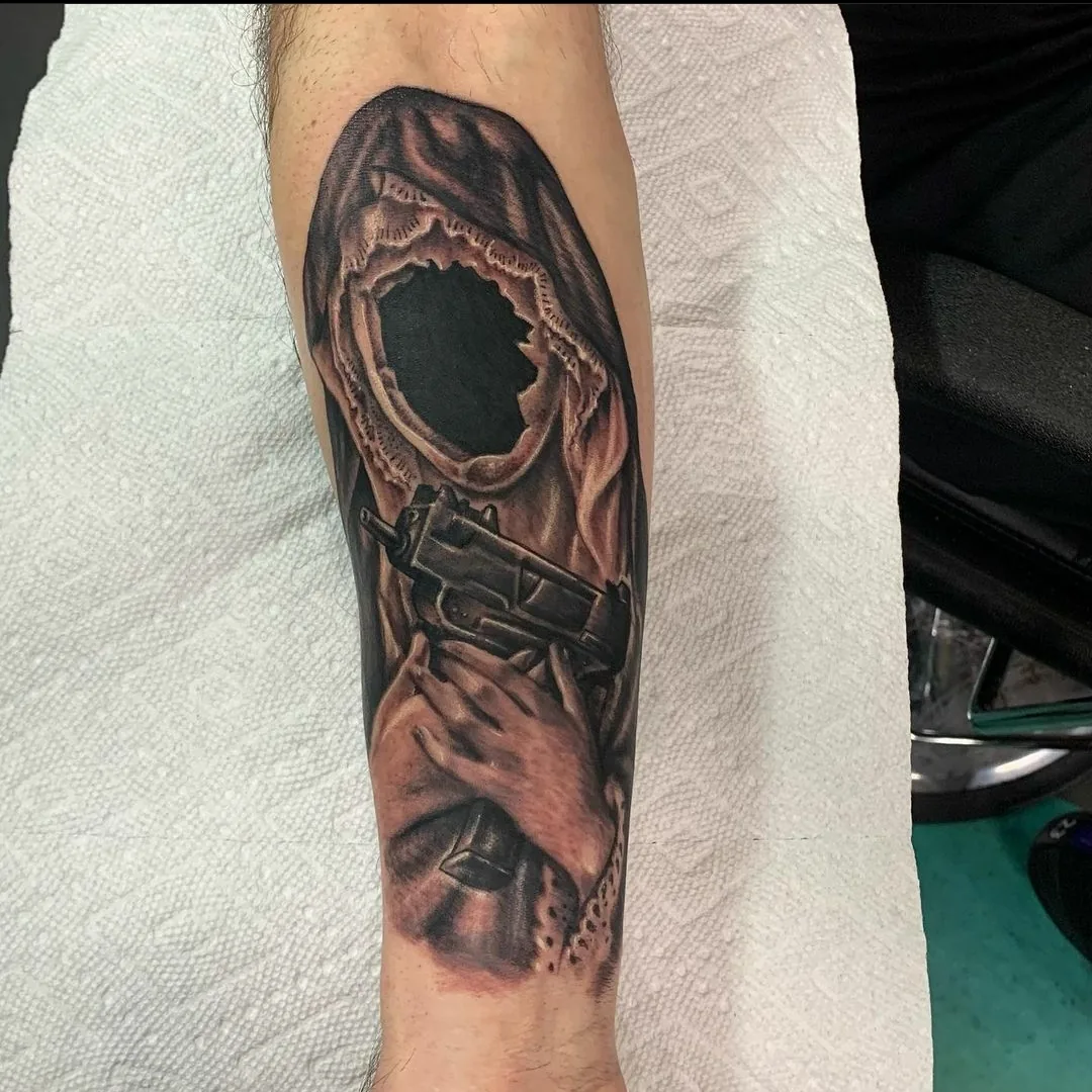 Tattoo by Los Muertos Tattoo Studio and Art Gallery at Los Muertos Tattoo Studio and Art Gallery
