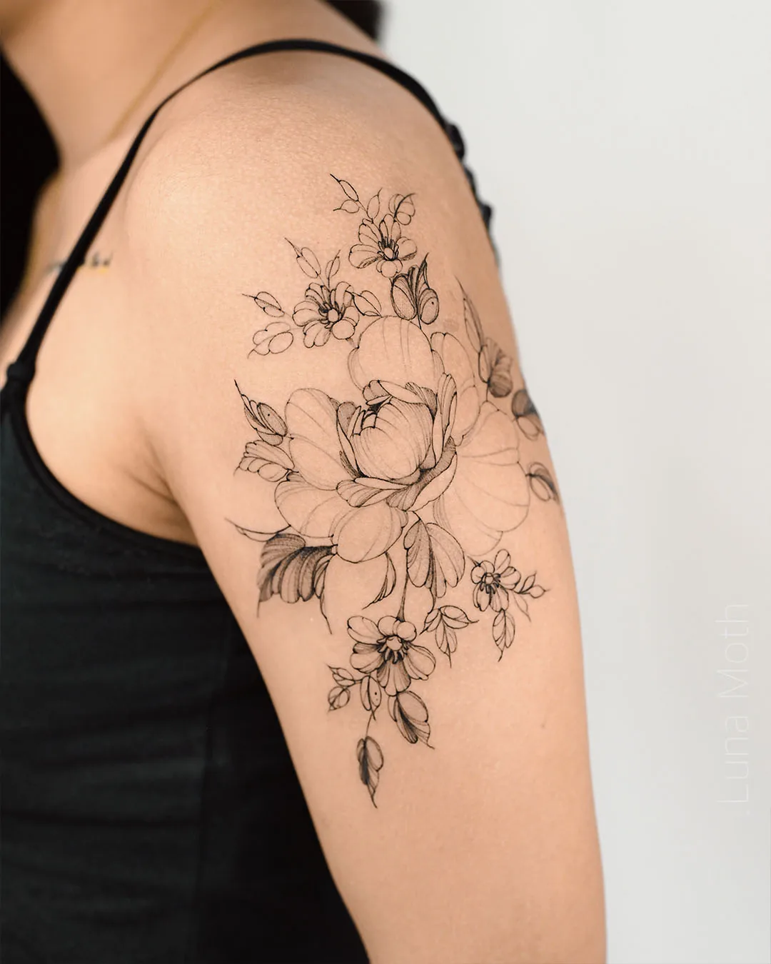 Tattoo by Luna Moth Tattoo Studio at Luna Moth Tattoo Studio