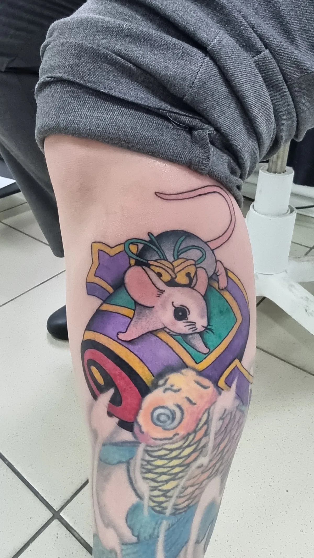 Tattoo by Mouse tattoo at Mouse tattoo