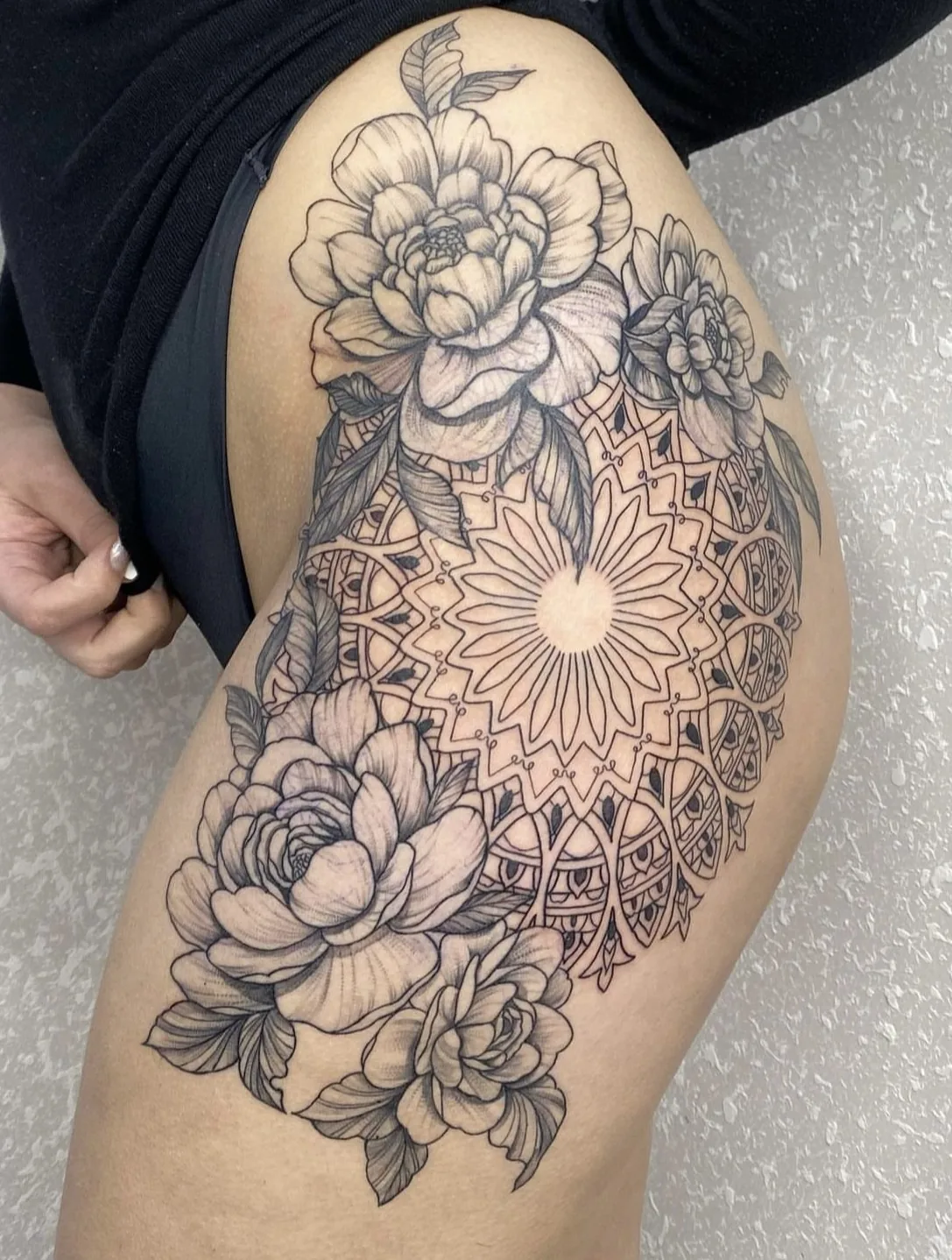 Tattoo by Не больно, тату-салон at Не больно, тату-салон