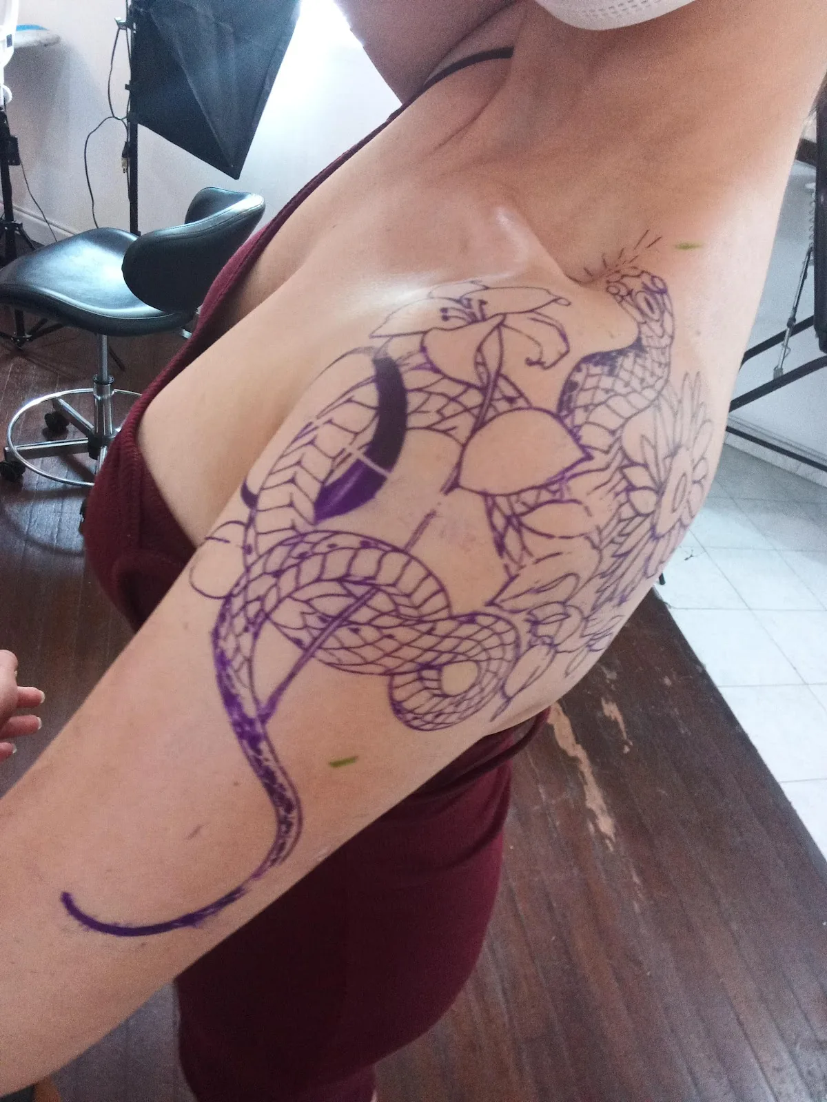 Tattoo by Perla Negra Tattoo & Piercing at Perla Negra Tattoo & Piercing