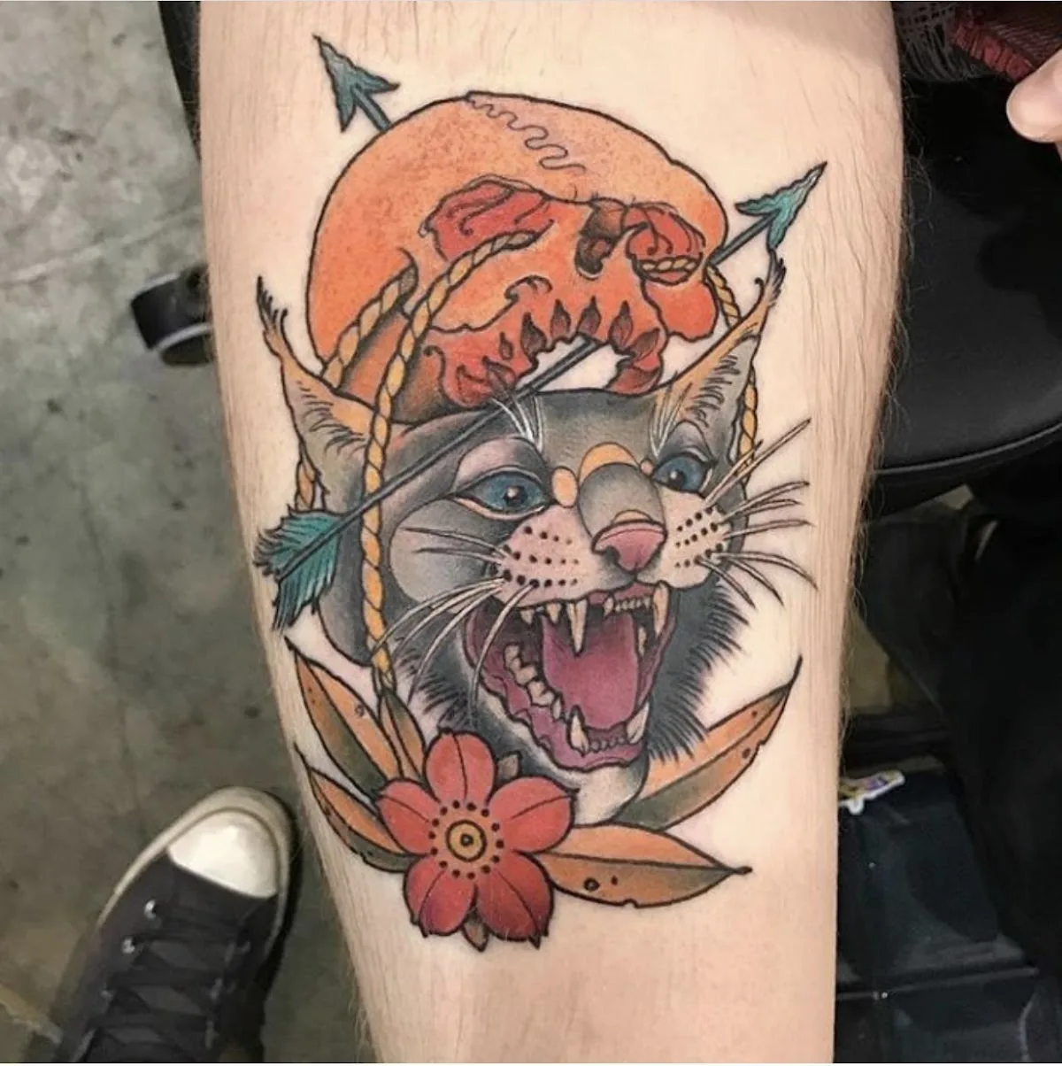 Tattoo by Pussykat Tattoo Parlor at Pussykat Tattoo Parlor
