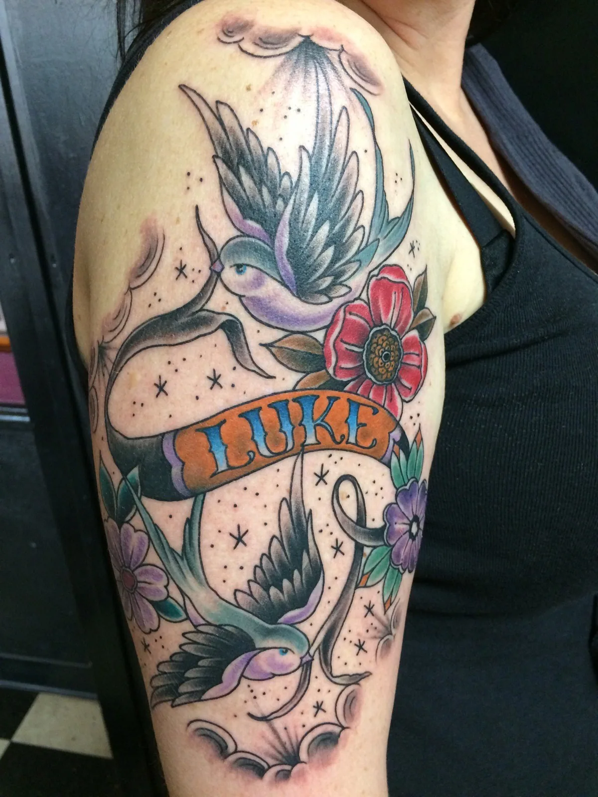 Tattoo by Pussykat Tattoo Parlor at Pussykat Tattoo Parlor