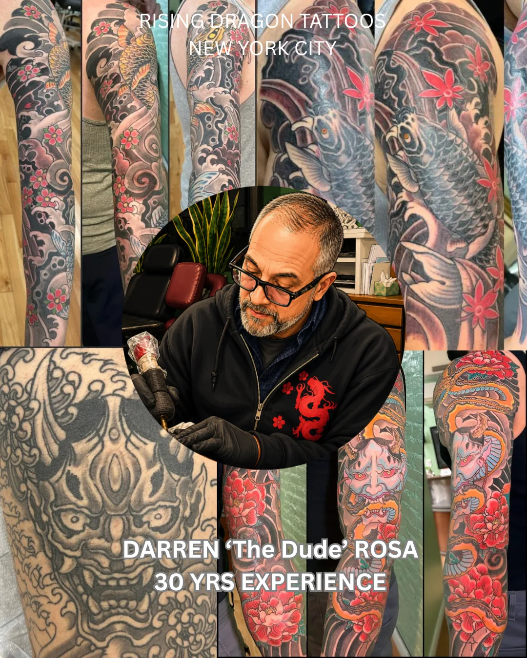 Tattoo by RISING DRAGON TATTOOS NYC at RISING DRAGON TATTOOS NYC