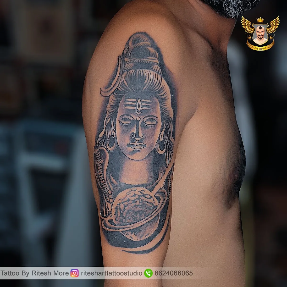 Tattoo by Ritesh Tattoo Art Studio at Ritesh Tattoo Art Studio