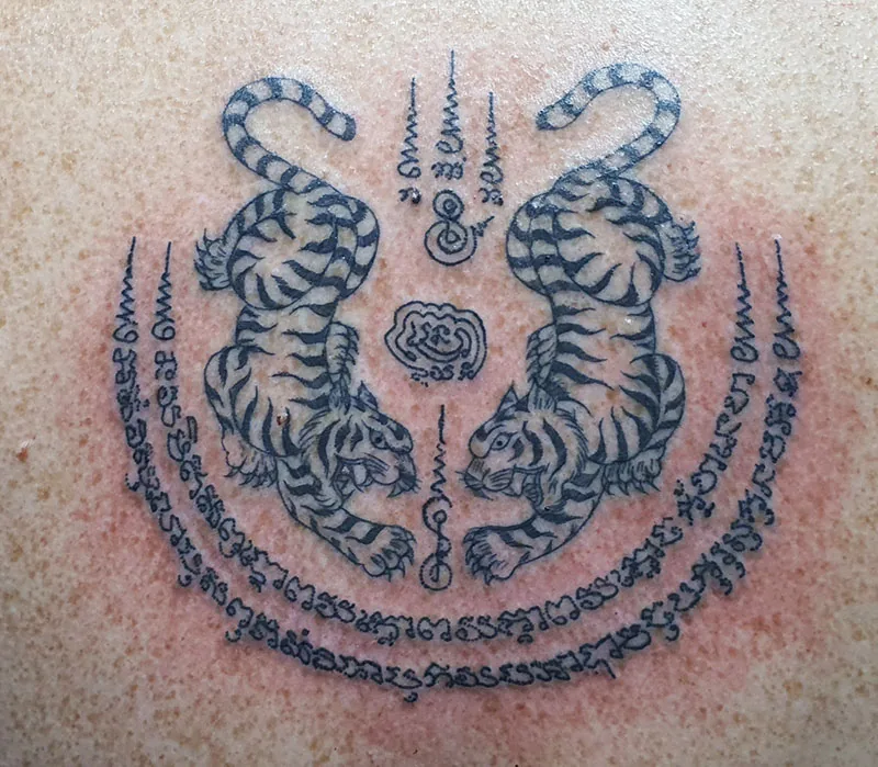 Tattoo by Sak Yant Thai Tattoo Shrine/Temple, Masters, Ajarn Sak, Ajarn Nak. at Sak Yant Thai Tattoo Shrine/Temple, Masters, Ajarn Sak, Ajarn Nak.