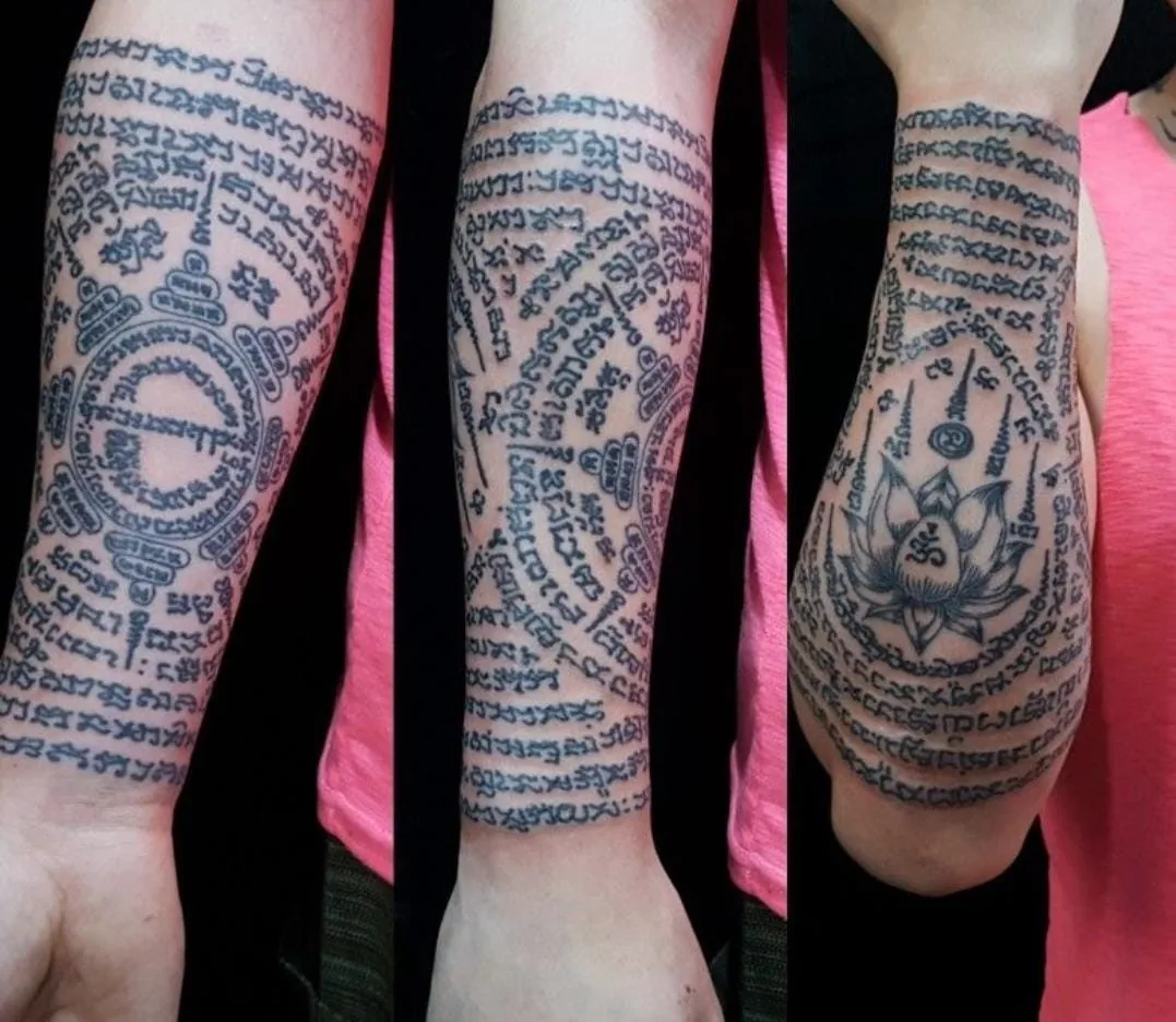 Tattoo by Sak Yant Thai Tattoo Shrine/Temple, Masters, Ajarn Sak, Ajarn Nak. at Sak Yant Thai Tattoo Shrine/Temple, Masters, Ajarn Sak, Ajarn Nak.