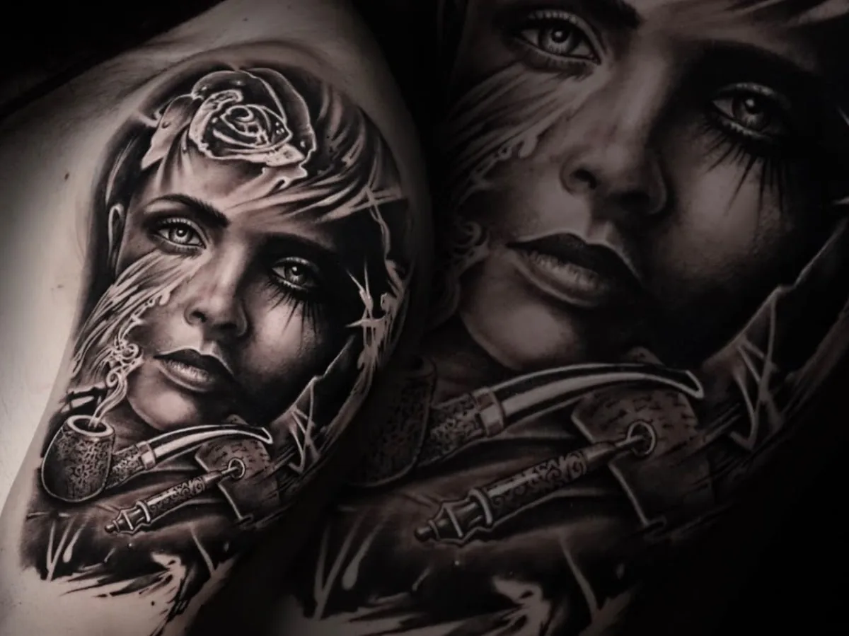 Tattoo by Secret ink tattoo shop at Secret ink tattoo shop