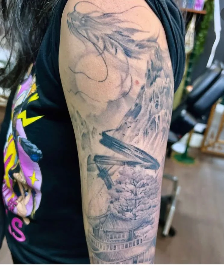 Tattoo by Shoot The Moon Tattoo HK at Shoot The Moon Tattoo HK