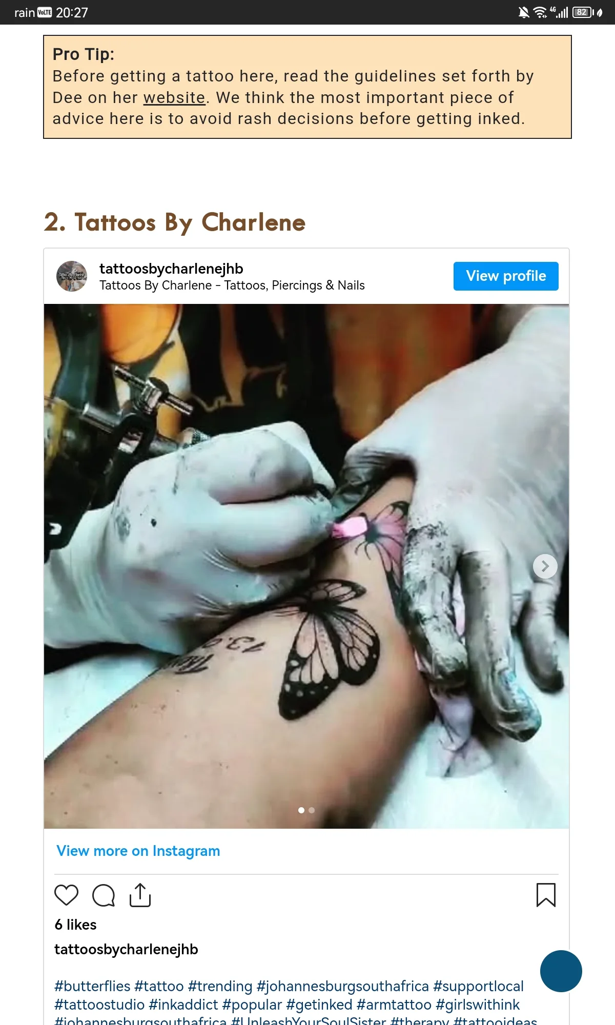 Tattoo by Tattoos By Charlene: Tattoos & Piercings - SOUTH STUDIO at Tattoos By Charlene: Tattoos & Piercings - SOUTH STUDIO