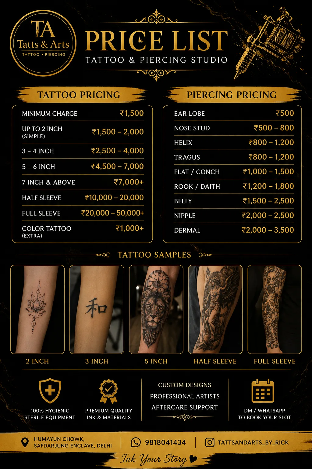 Tattoo by Tatts & Arts (Tattoo, Piercing & Body Art) at Tatts & Arts (Tattoo, Piercing & Body Art)