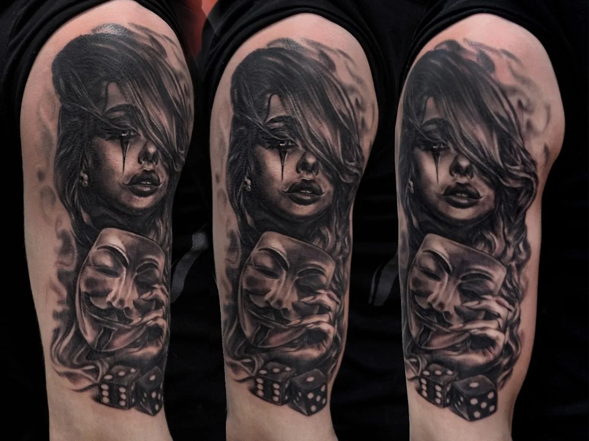 Tattoo by Тату Эйфория, тату-салон at Тату Эйфория, тату-салон
