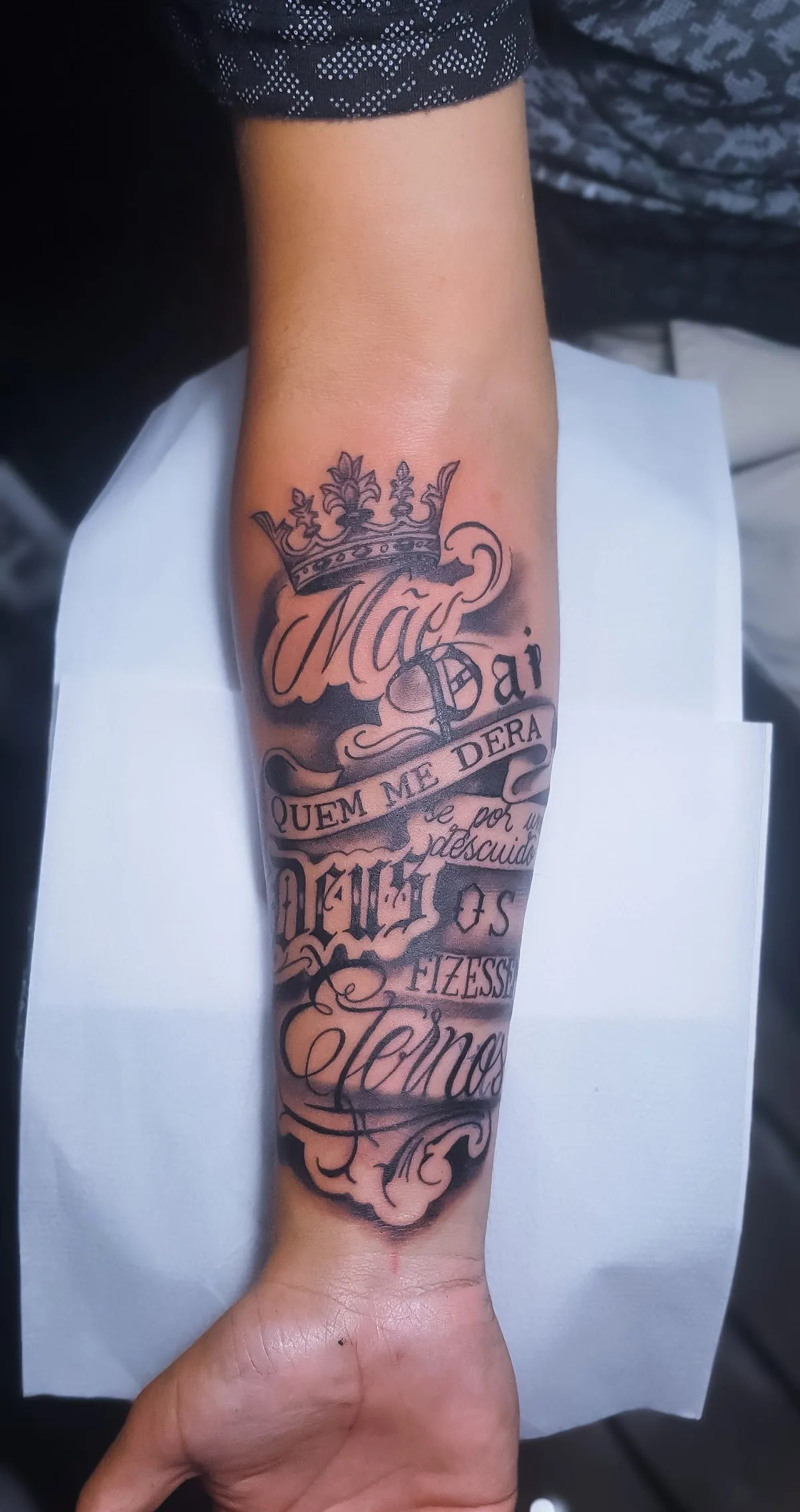 Tattoo by The black ink tattoo at The black ink tattoo
