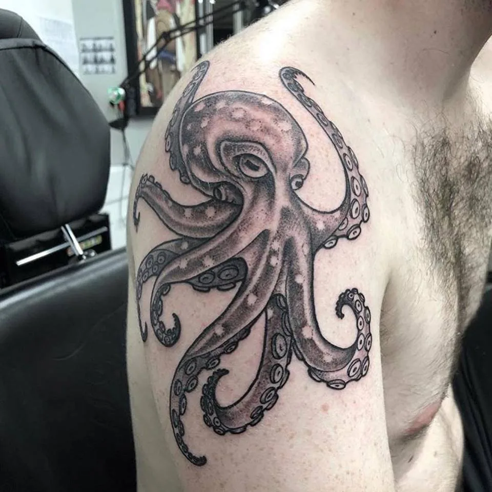 Tattoo by The Illustrated Man at The Illustrated Man