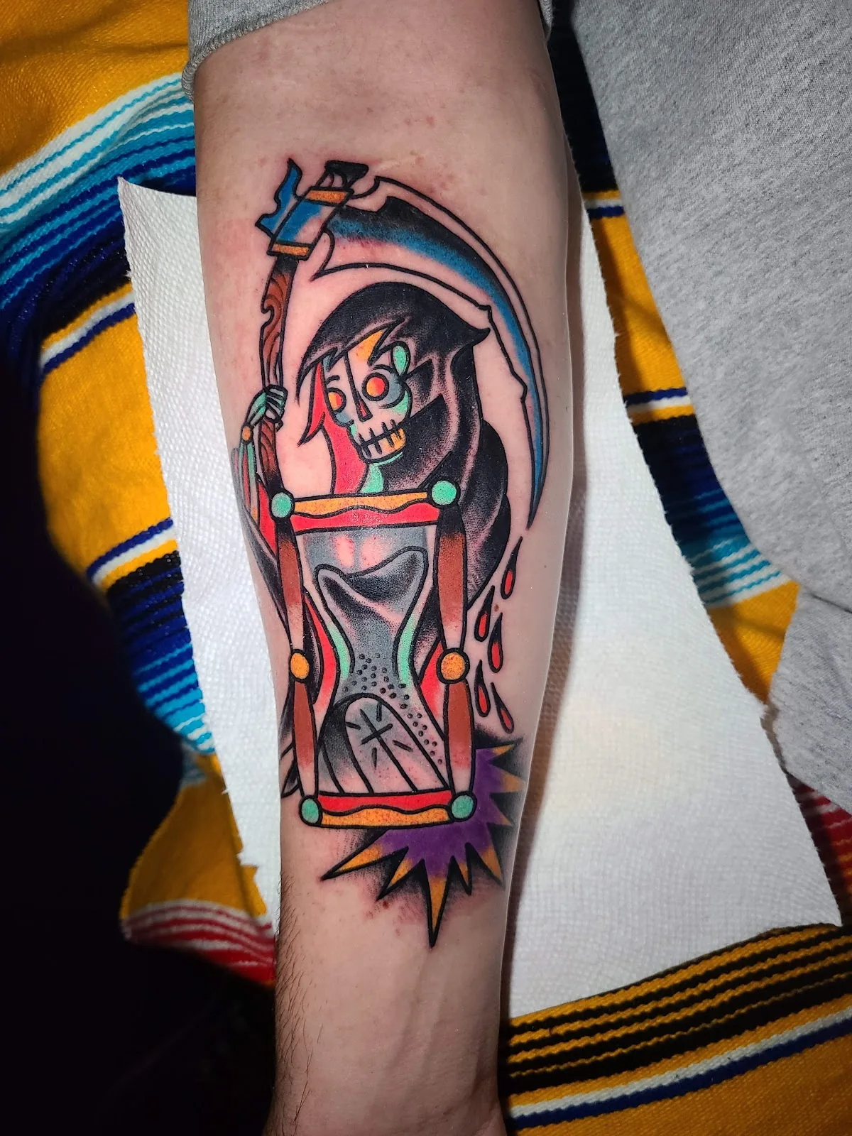 Tattoo by Tinta Rebelde hardcore tattoo at Tinta Rebelde hardcore tattoo