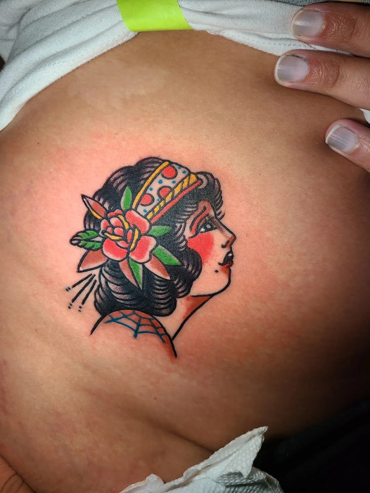 Tattoo by Tinta Rebelde hardcore tattoo at Tinta Rebelde hardcore tattoo