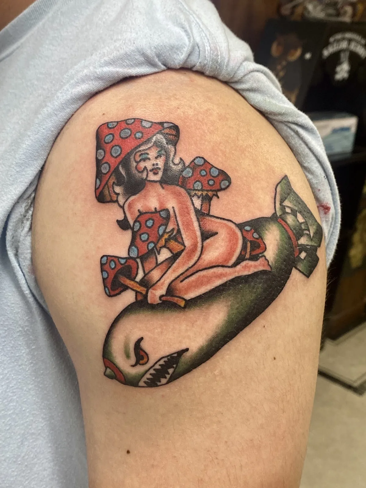 Tattoo by Top hat Tattoo and Top Hat Barber Shop at Top hat Tattoo and Top Hat Barber Shop