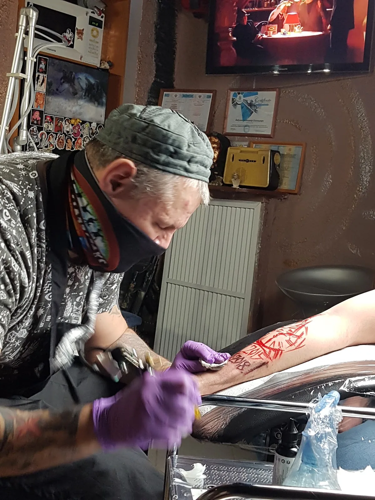 Tattoo by Волчье логово, тату-студия at Волчье логово, тату-студия