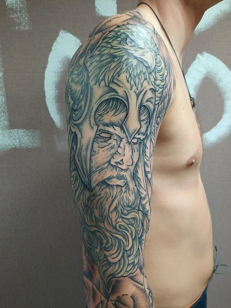 Tattoo by Ворон, тату-салон at Ворон, тату-салон