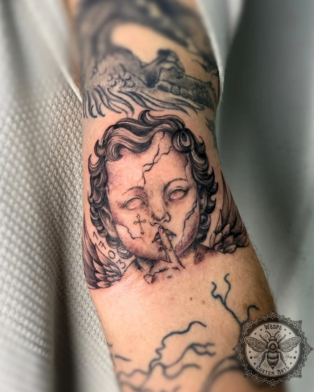 Tattoo by Wespe Custom Arts Tattoo Studio - Amanzimtoti at Wespe Custom Arts Tattoo Studio - Amanzimtoti