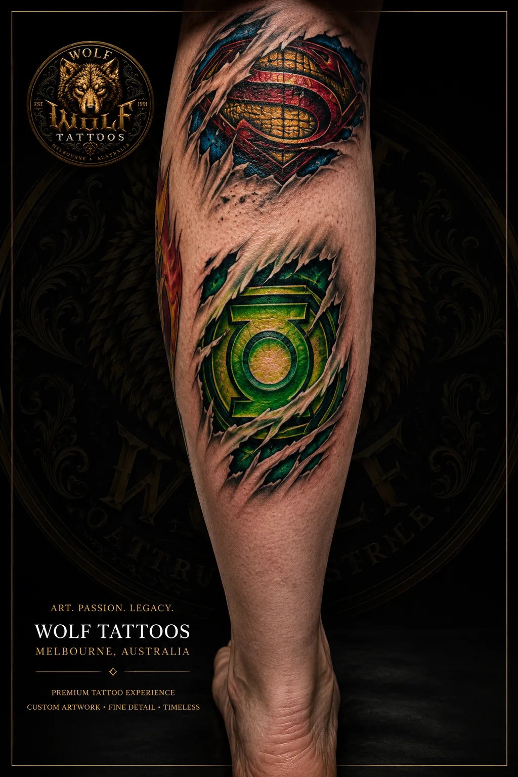 Tattoo by Wolf Tattoos at Wolf Tattoos