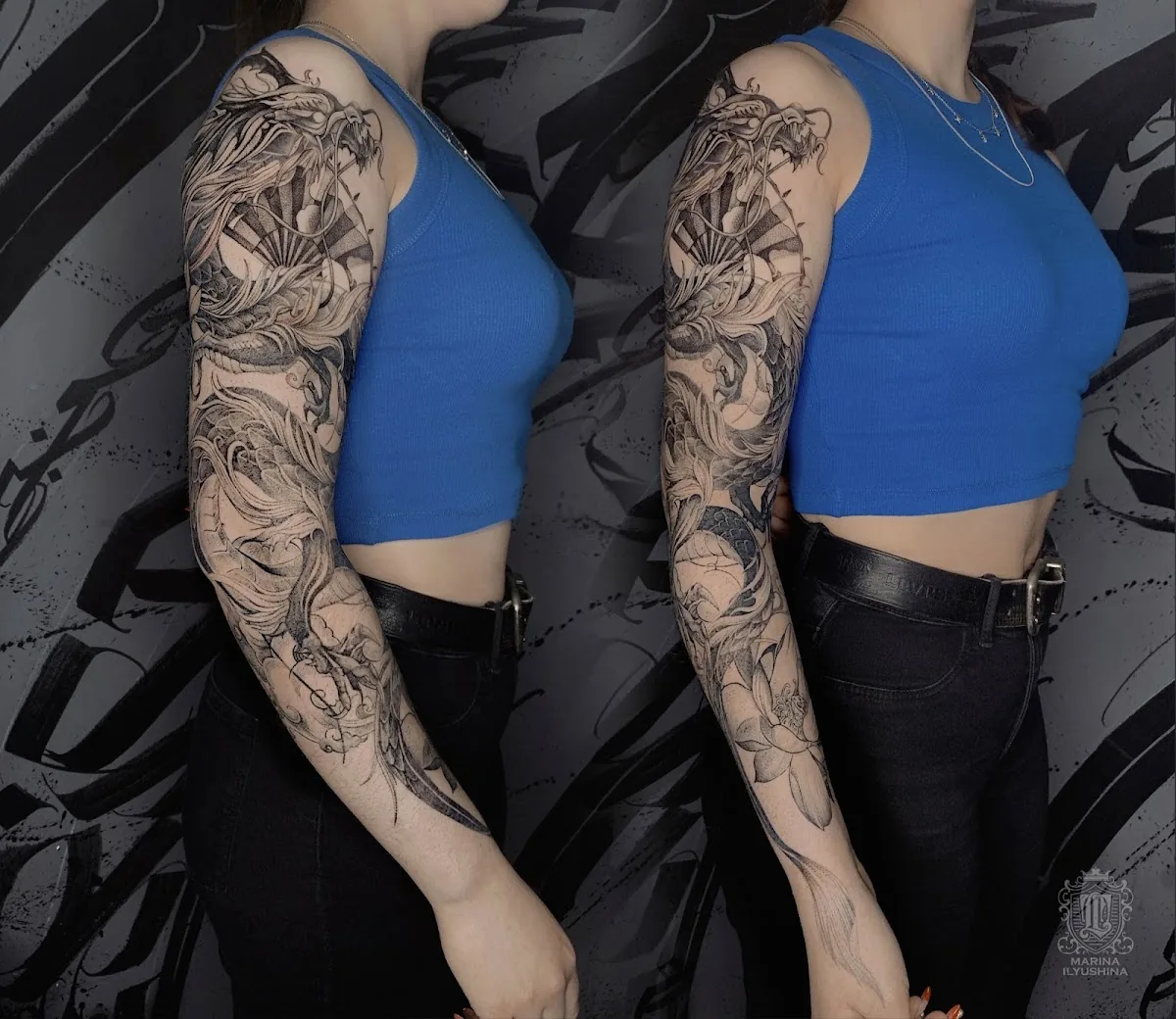 Tattoo by Злая утка, тату-студия at Злая утка, тату-студия