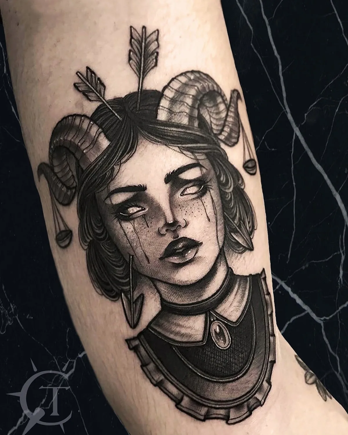 Tattoo by Золотые иглы, тату-студия at Золотые иглы, тату-студия