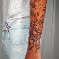 Insanna Tattoo | Tatuagem em pontilhismo geométrico, fineline e ornamental