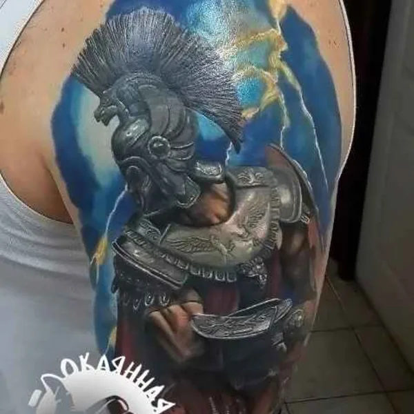 Graphic tattoo by Константин Андреевич Черников in Подольск