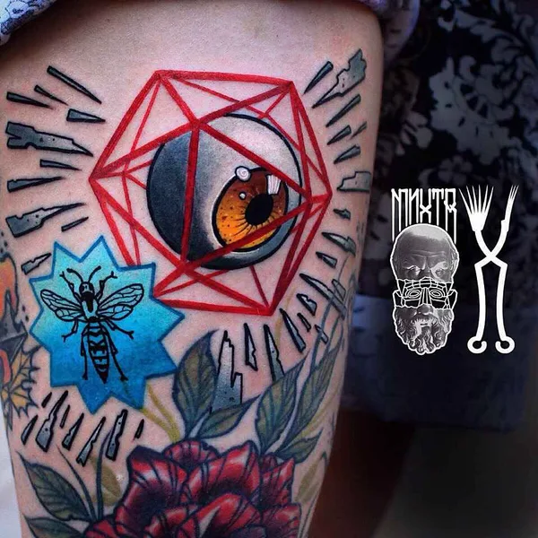 Neo Traditional tattoo by Югин Жёстко in Minsk