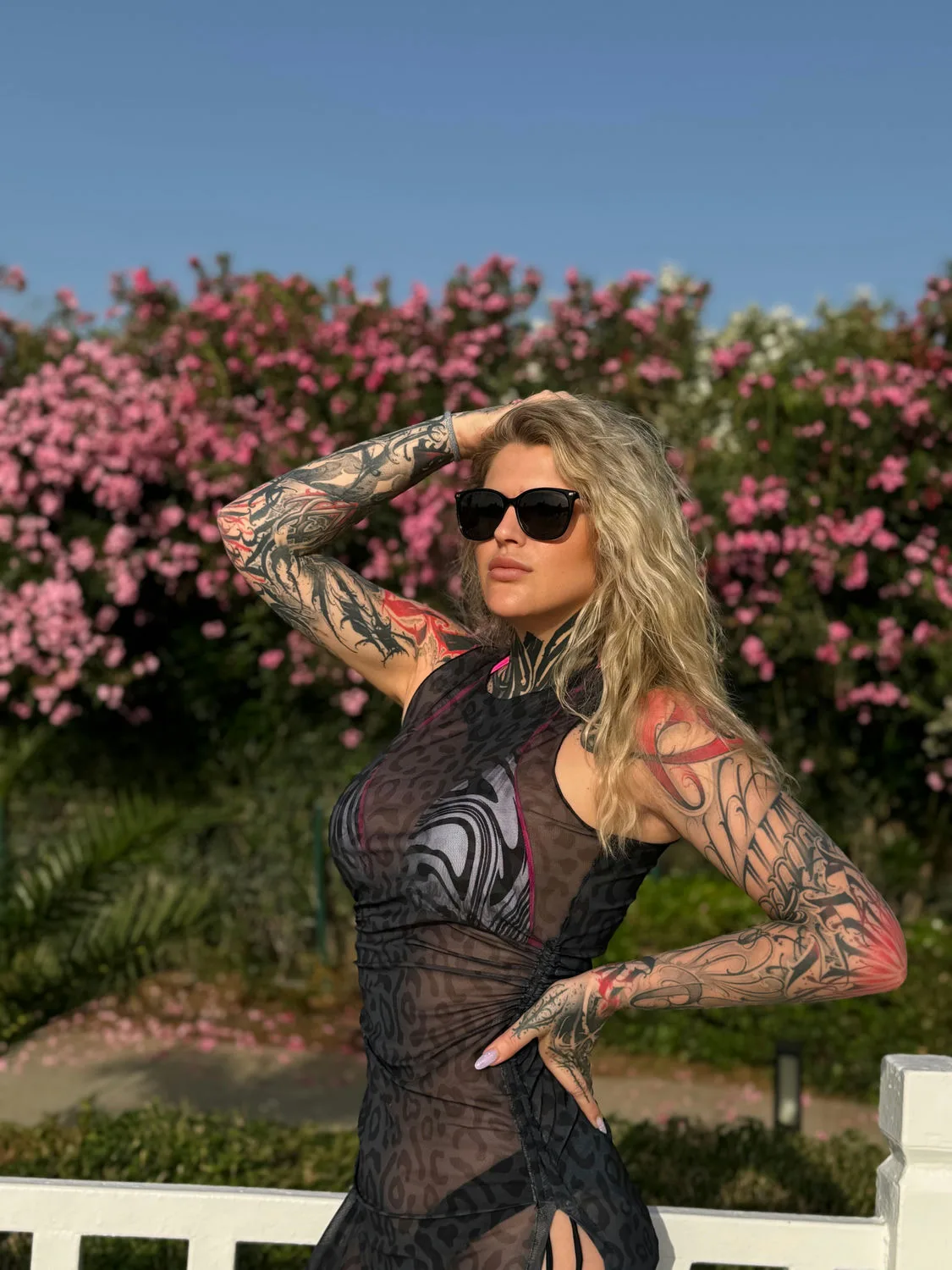 Tattoo artist Kate Perets