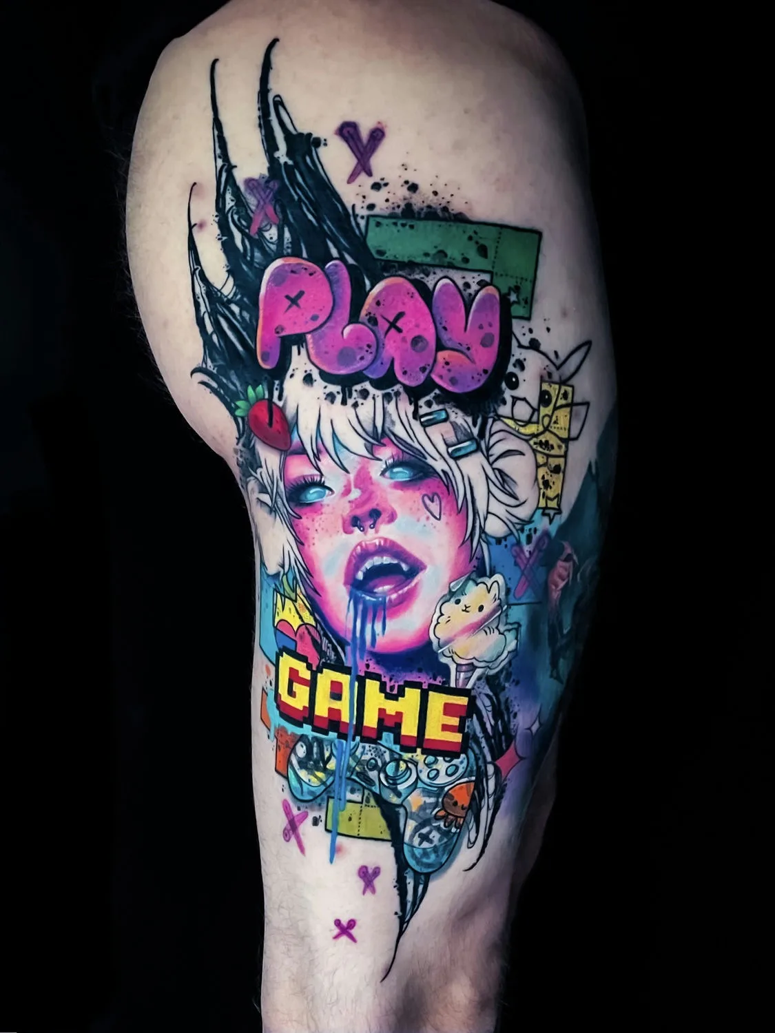 Tattoo artist Kate Perets