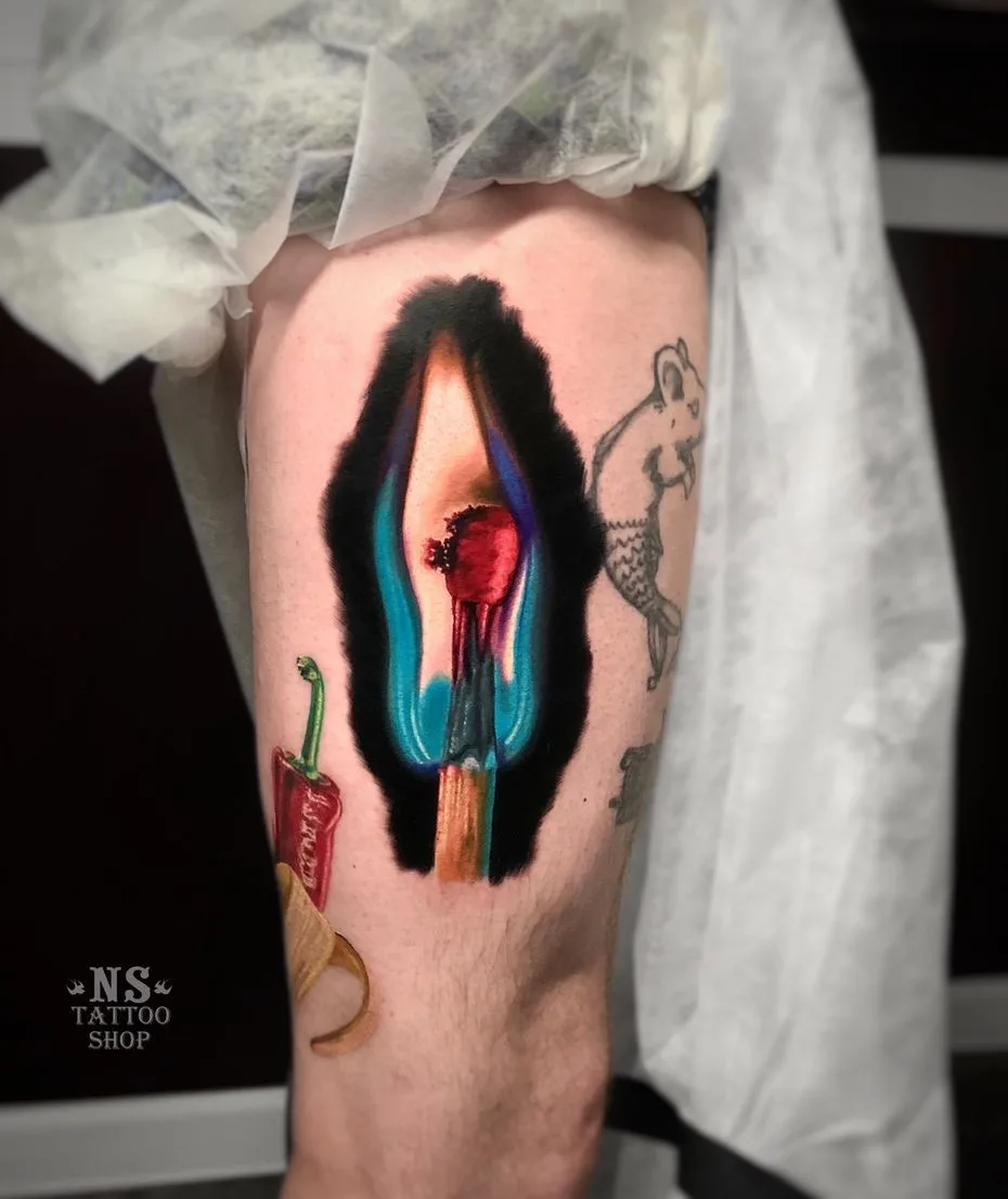 Realism tattoo by Ruslan Miftakhov