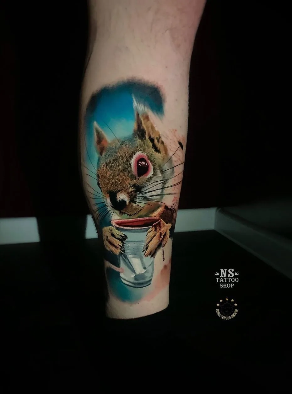 Realism tattoo by Ruslan Miftakhov