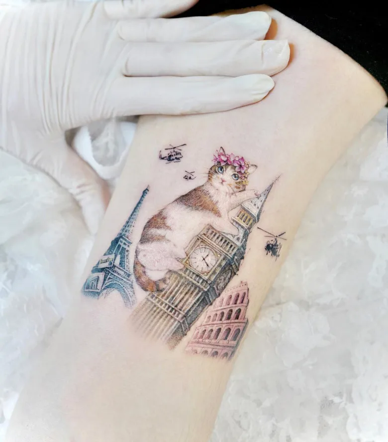 Tattoo artist Banul