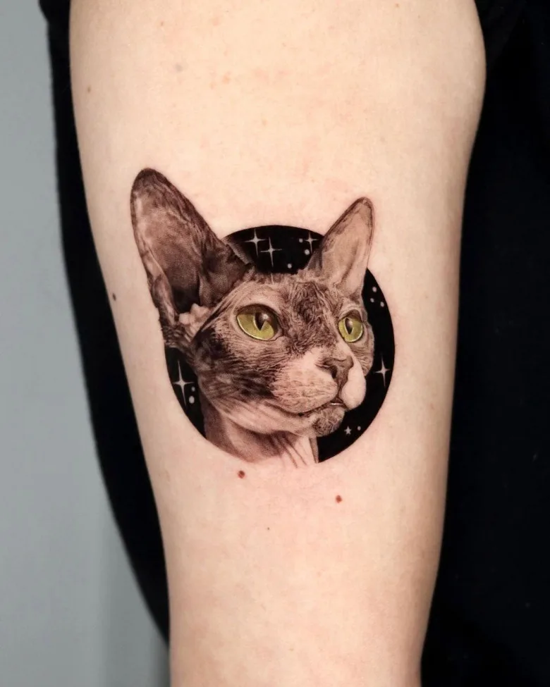 Cute fluffy noses in Yeono’s tattoos - image 2