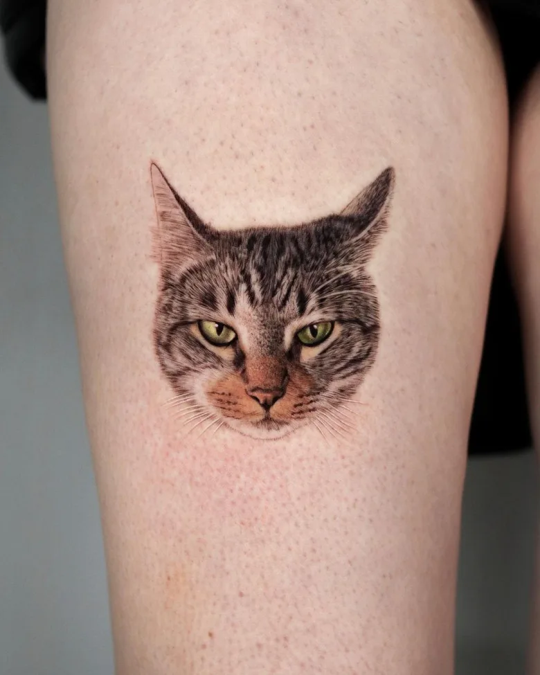 Cute fluffy noses in Yeono’s tattoos - image 3