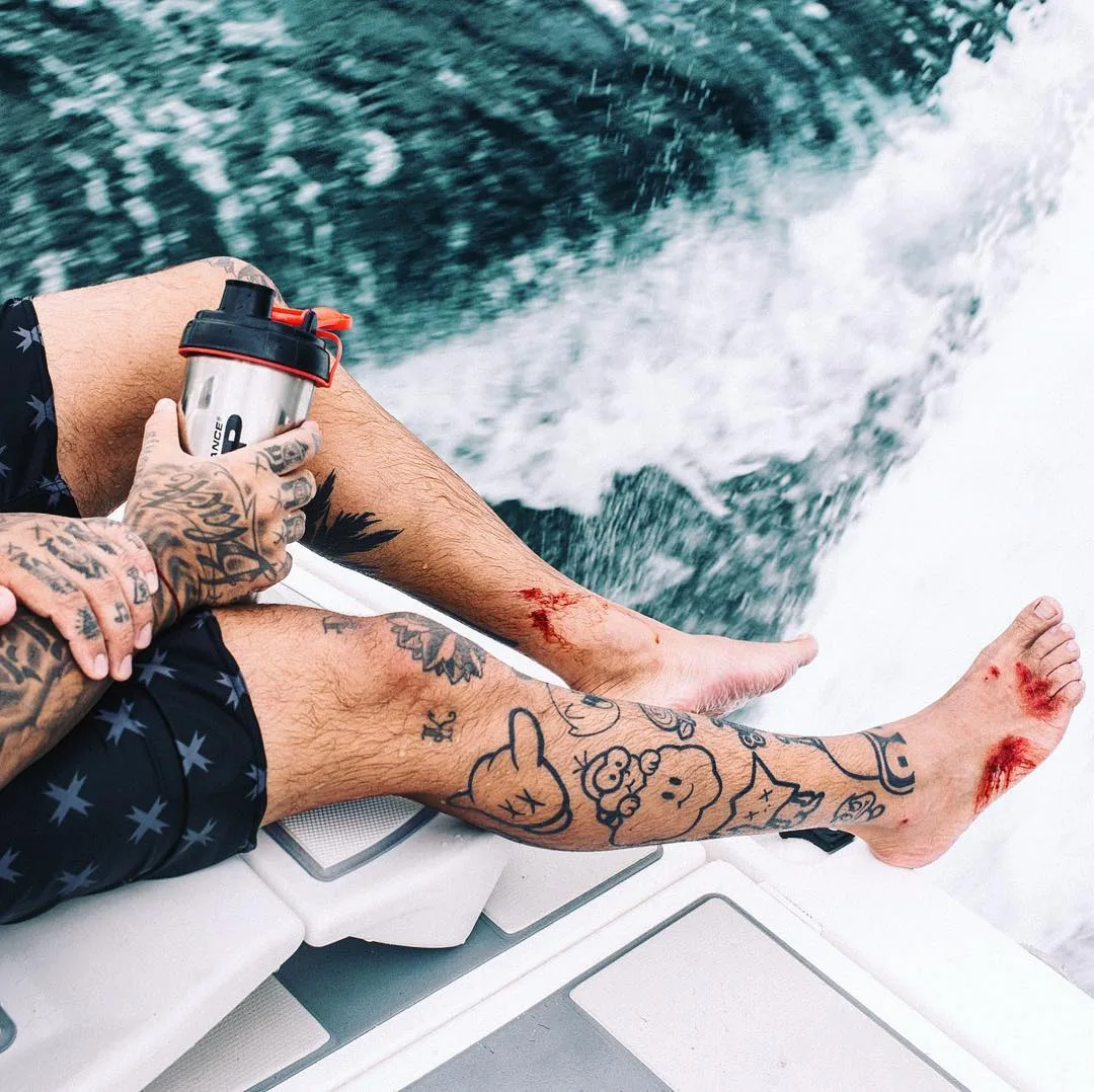 татуировки Тимати, Black Star tattoo