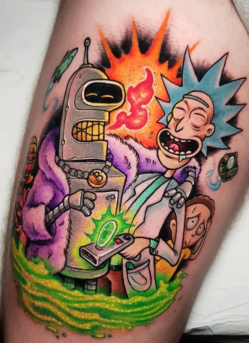 21 Rick and Morty's tattoos