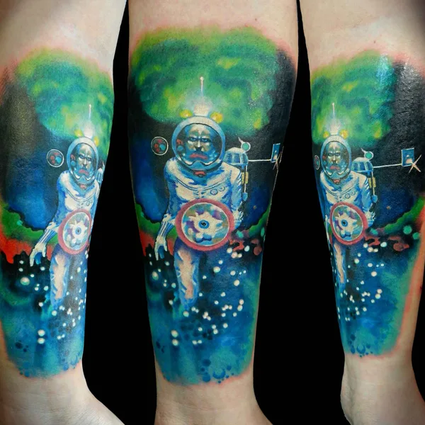 Авторская tattoo by Макс Калашников in Санкт-Петербург