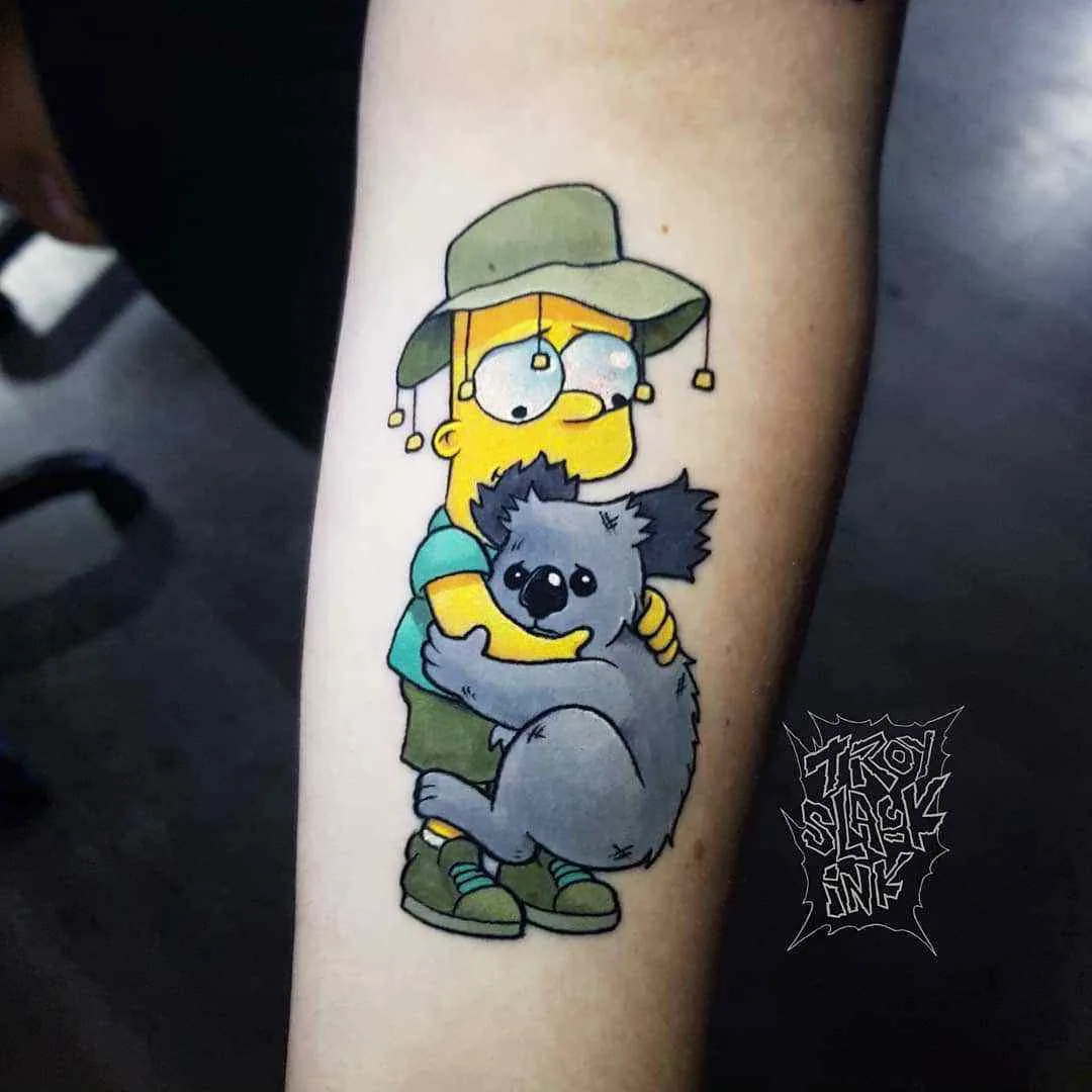 Барт Симпсон и коала