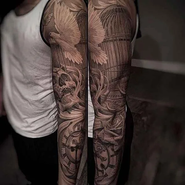 Realism tattoo by Greg Nicholson in Langley