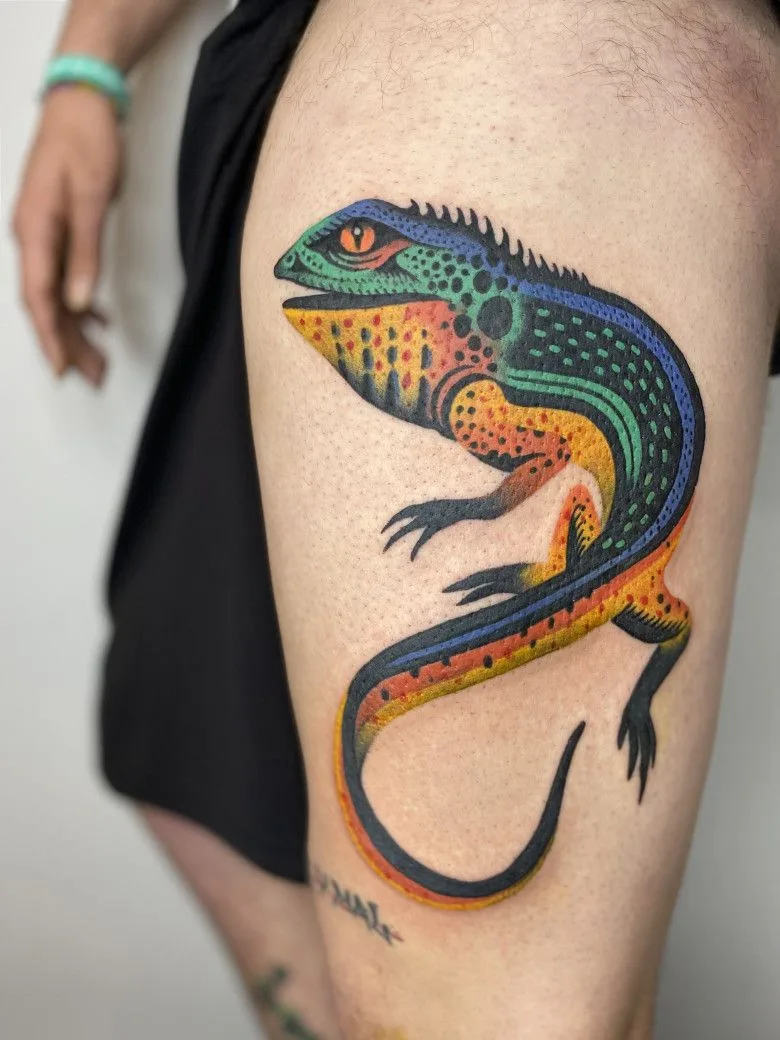 Artista de tatuagem Marina Perez, arte primitiva, tatuagem Espanha
