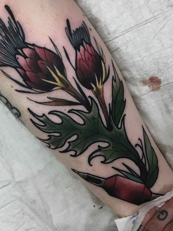 color neo traditional татуировка на forearm #3013 | Тату мастер Дмитрий Табачин