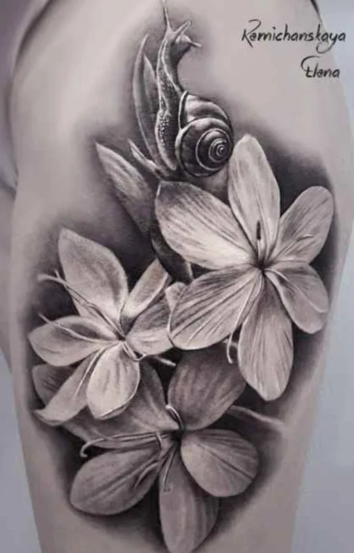black and grey realism татуировка на shoulder #13857 | Тату мастер Елена Керничанская