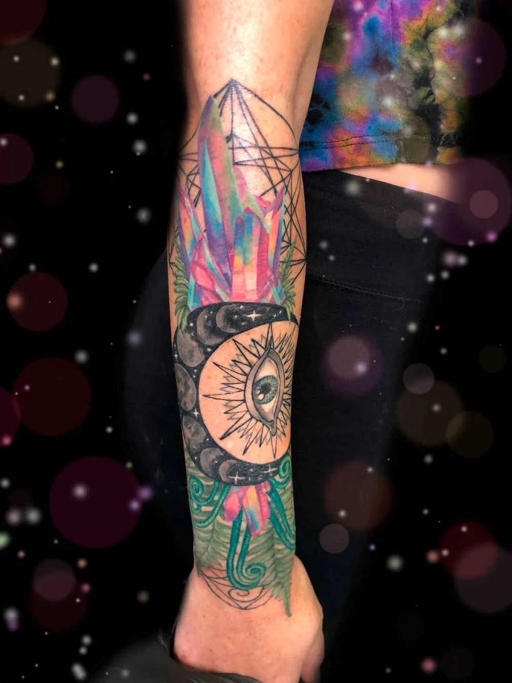 Tattoo artist Megan Wood, watercolor, realistic authors tattoo, flowers, animals | USA