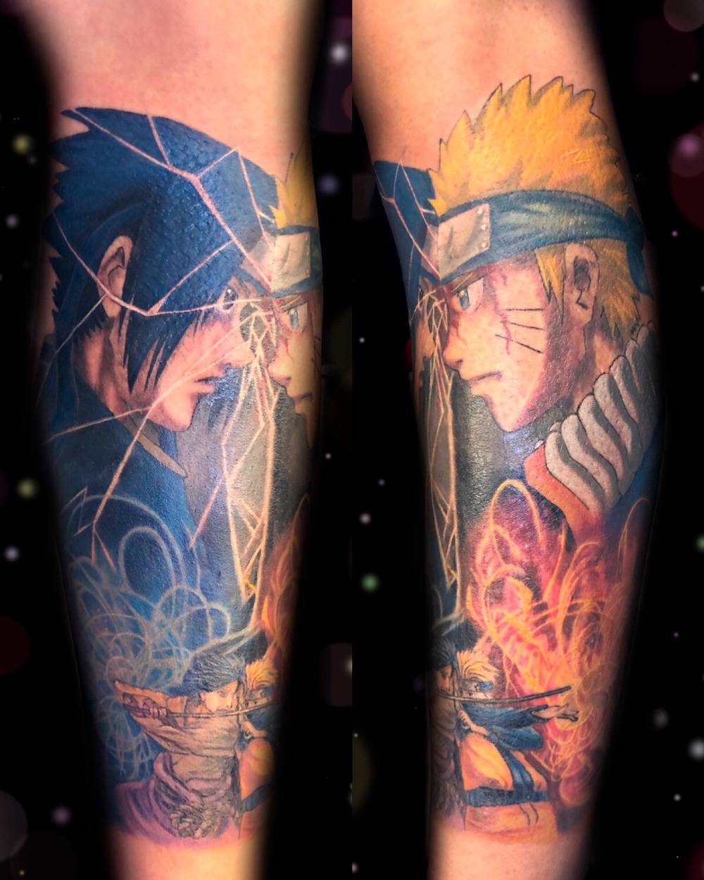 Тату мастер Megan Wood, цветная акварельная реалистичная татуировка | США